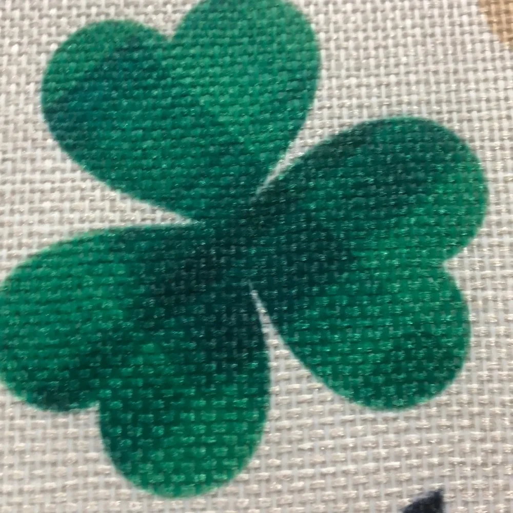Happy St Patrick’s Day Shamrock Pillow‎ Cover NWOT